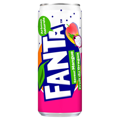 Fanta Mangue Fruit du dragon 24x33 cl Fanta Mangue Fruit du dragon 24x33 cl