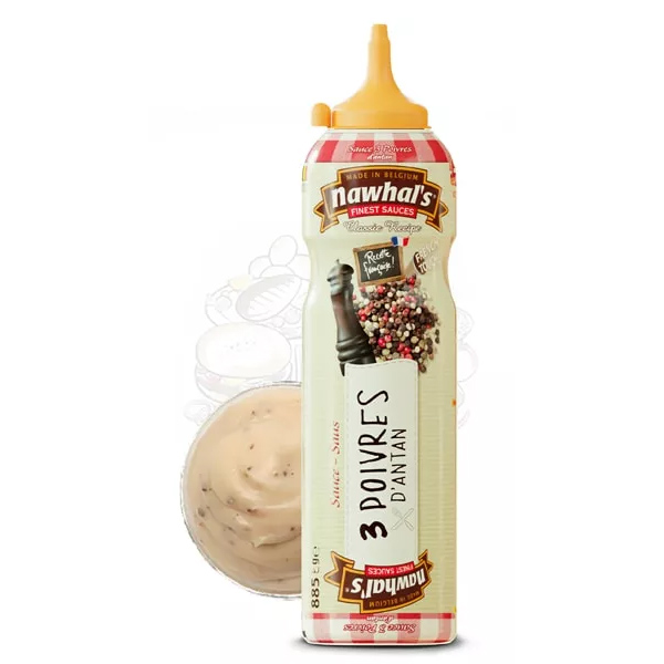 3-Poivres Sauce 3 Poivres d'Antan Nawhal's 885g - sauce poivre professionnelle