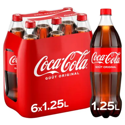 COCA COLA 1.25LX6