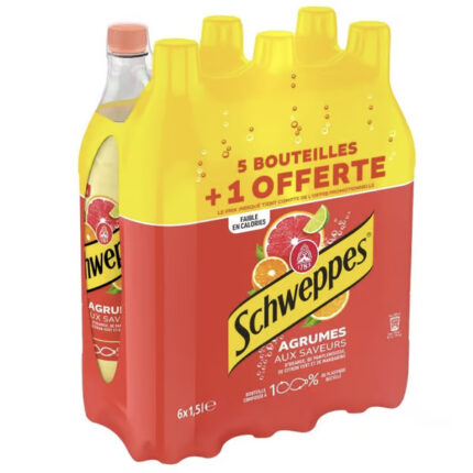 SCHWEPPES AGRUMES 1.5LX6