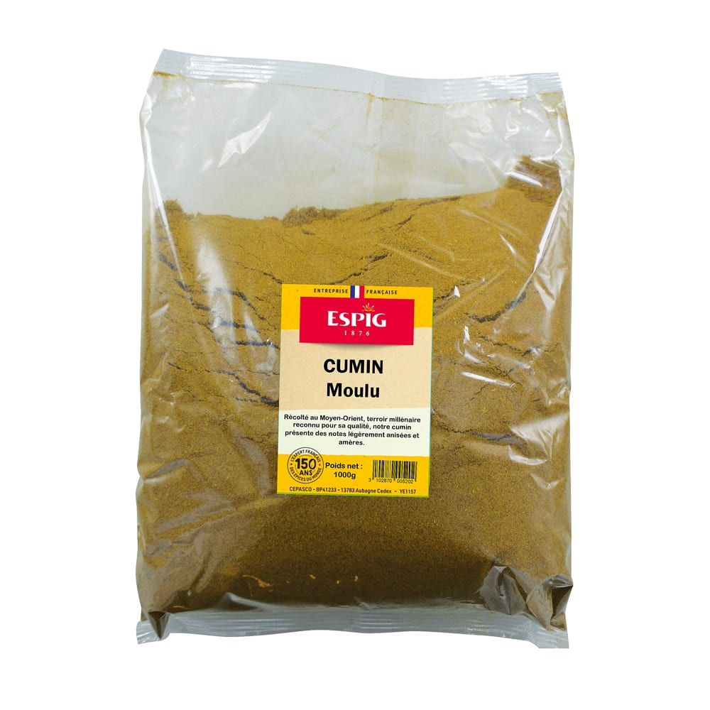 204463 Cumin moulu Espig 1Kg - épice professionnelle grossiste