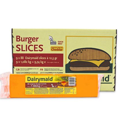 Burger Slice fondu Dairymaid 88 tranches - fromage burger