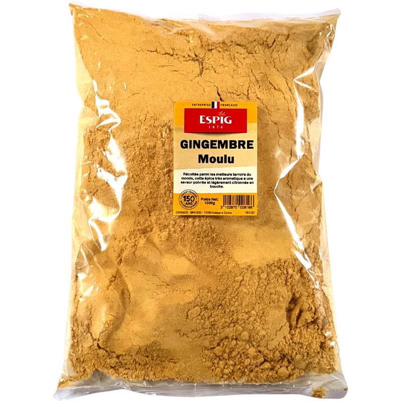 48413 Gingembre moulu Espig 1Kg - épice professionnelle grossiste