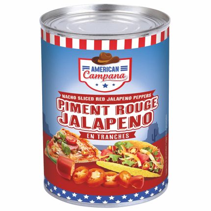 Jalapeno rouge conserve - piment grossiste restauration