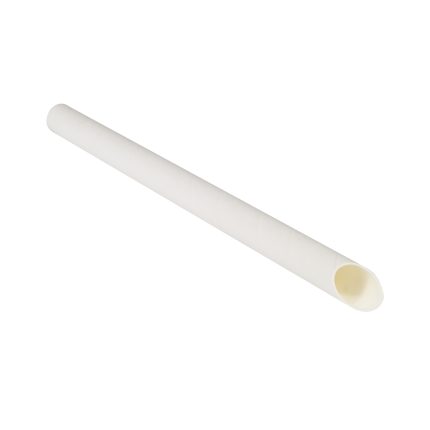 Paille papier bubble tea blanche 200 x Ø12 mm