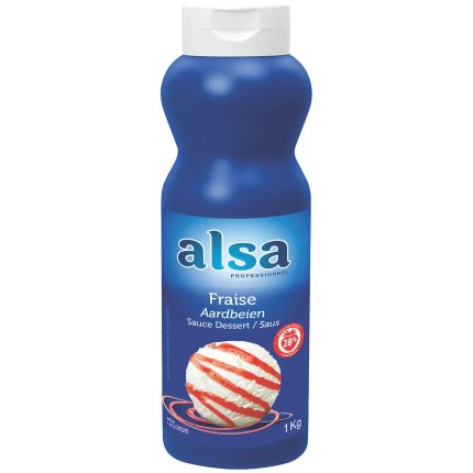 Sauce fraise 1 Kg – Alsa