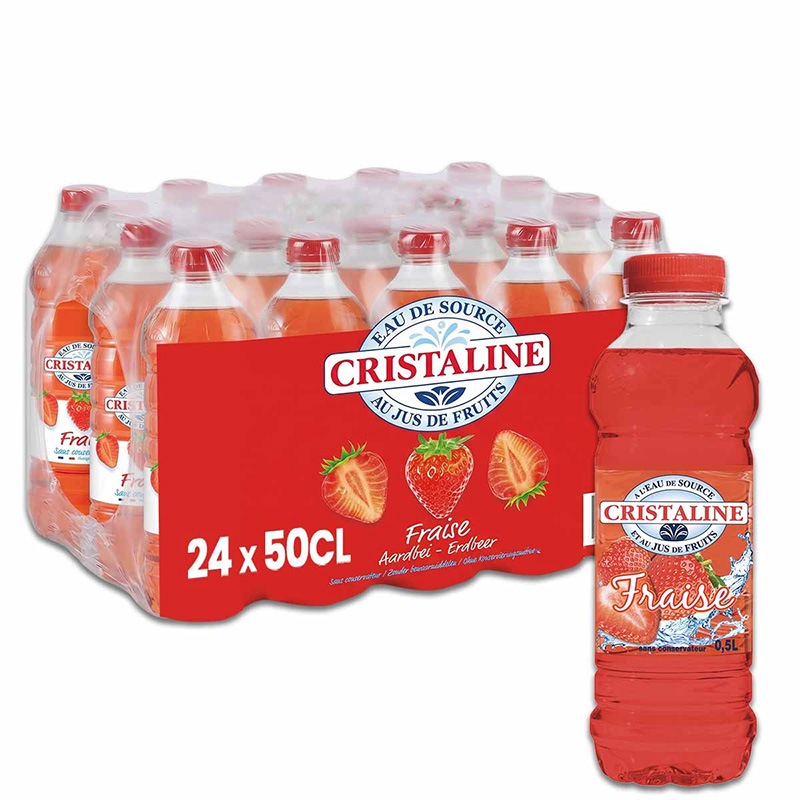 bouteille-d-eau-cristaline-fraise-50cl-x24 EAU CRISTALINE FRAISE 24X50CL