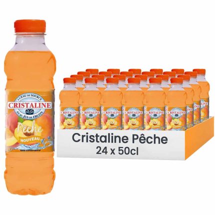 EAU CRISTALINE PECHE 24X50CL
