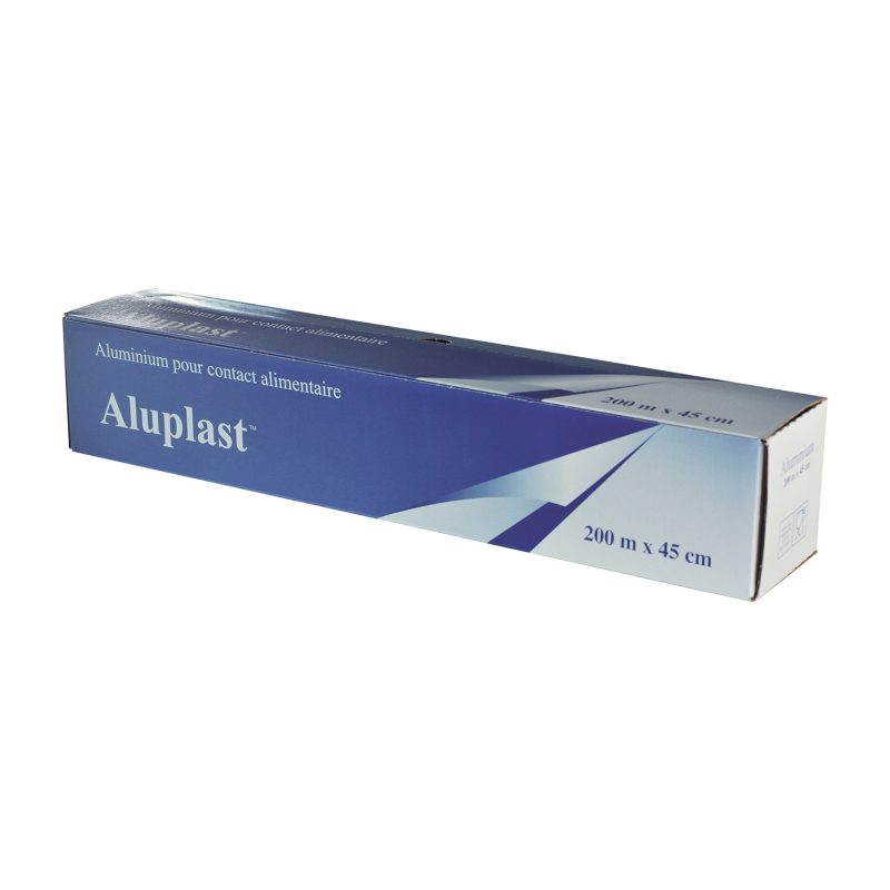 Rouleau aluminium boîte distributrice 150 x 0,45 (carton 6)