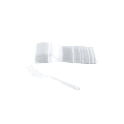 Fourchette cristal réutilisable 180 mm - 1000 pièces