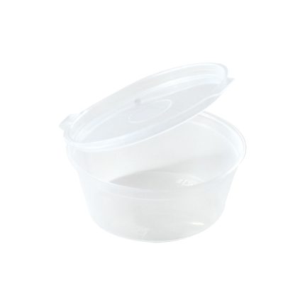 Pot à sauce charnière 6 cl PP (carton 20x50)