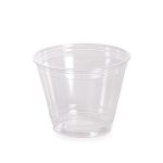 Pot dessert PET cristal 25 cl - 1000 pièces